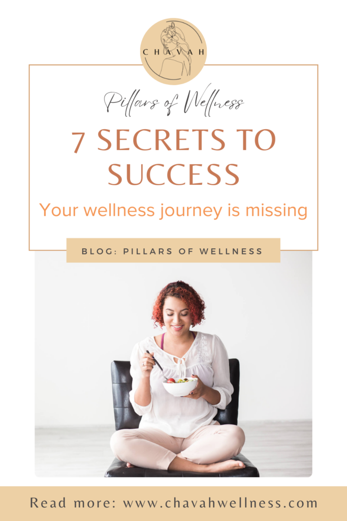 Pillars of Wellness, 7 Secrets to Success that your wellness journey is missing! Chavah Wellness